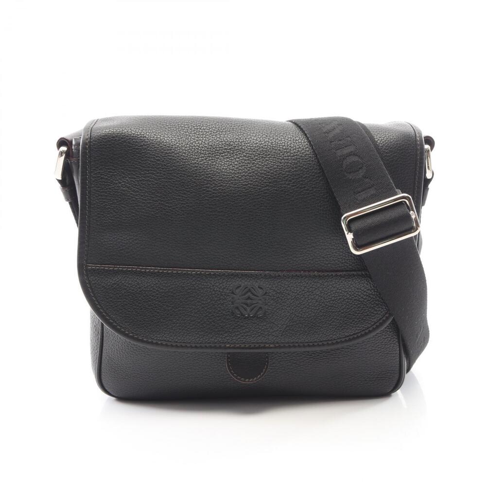 Loewe Anagram Shoulder Bag Leather Black